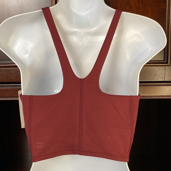 All In Motion Athletic Size Small Burnt Red Color Light Support Bra New With Tag - Picture 2 of 8
